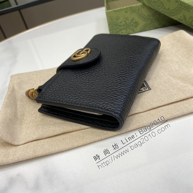 Gucci專櫃古馳最新款Marmont系列錢夾拉鏈中夾錢包 jh2462型號：739498